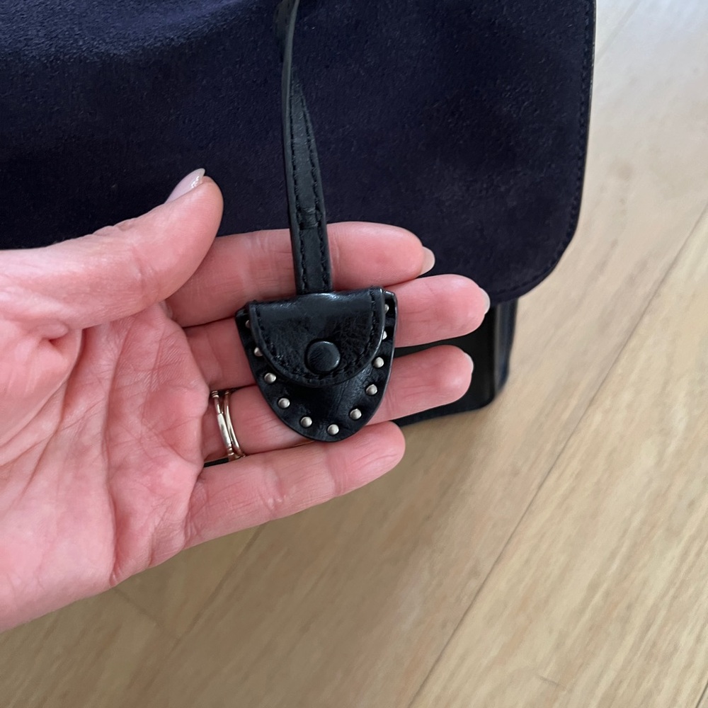 Rebecca Minkoff Black Suede and Leather Crossbody Bag - Picture 4 of 16